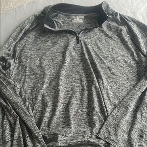 Under Armour Gray Zip Up Sweater Lightweight Performance